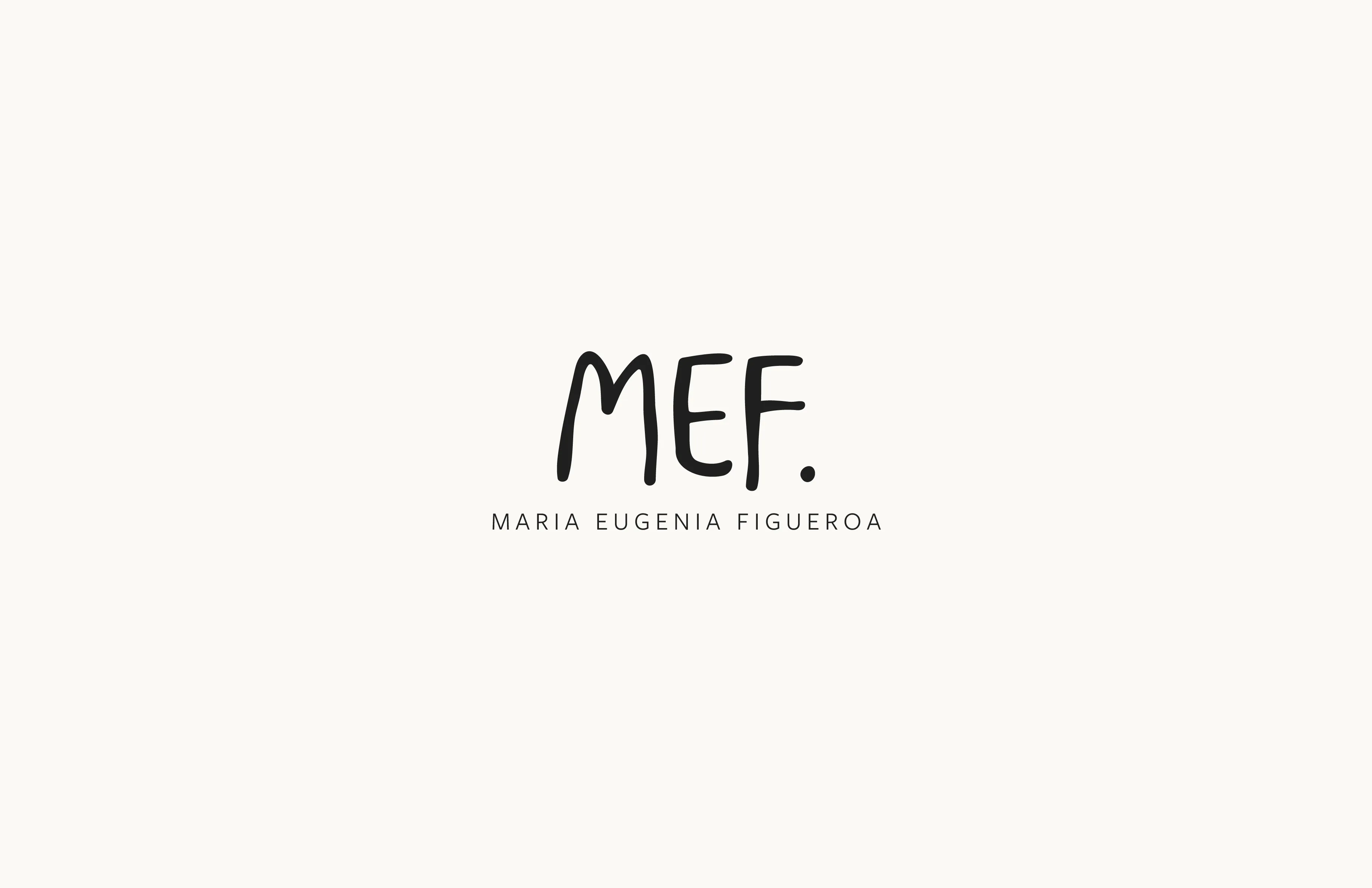MEF logo, María Eugenia Figueroa