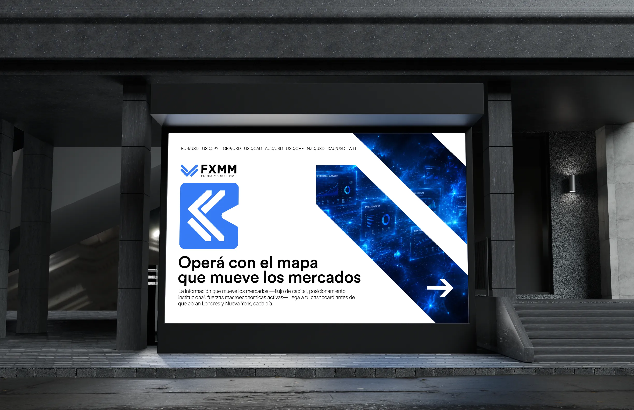 FXMM outdoor billboard