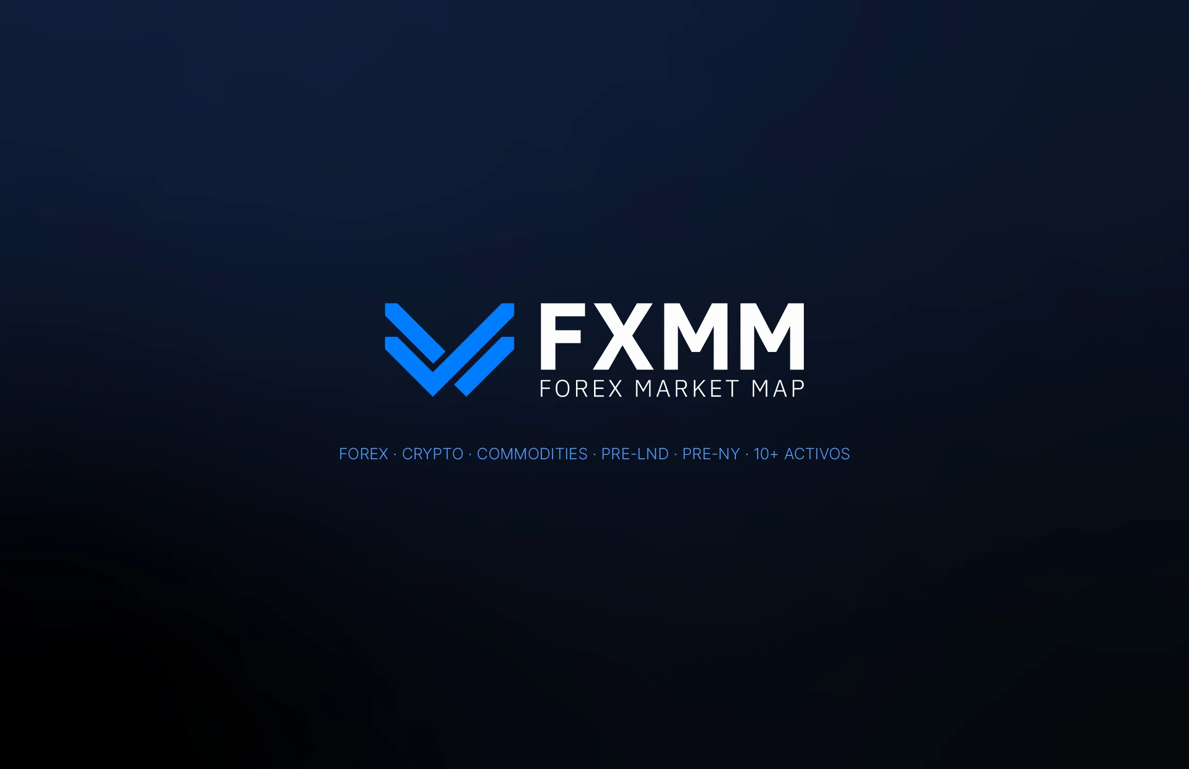 FXMM logo on a dark blue background